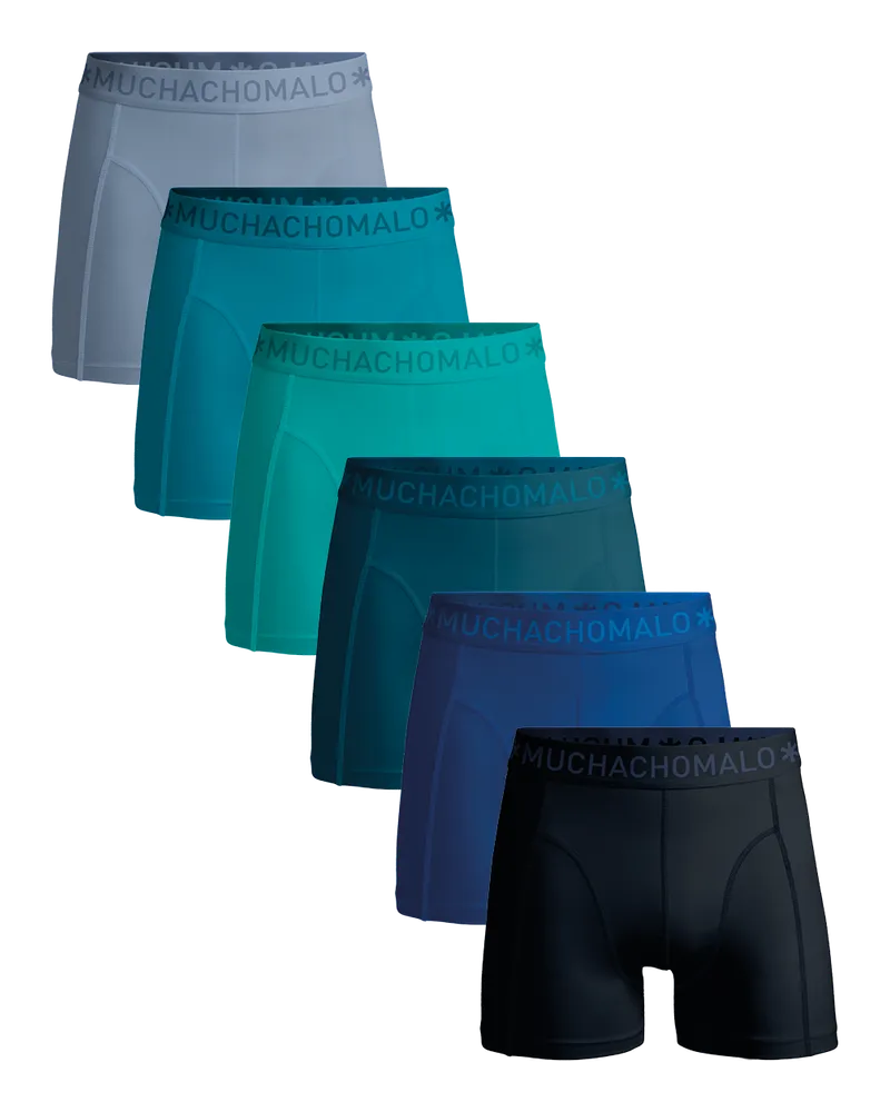 Muchachomalo Herren Boxer Shorts - 6er Pack - Herren Unterwäsche Mehrfarbig