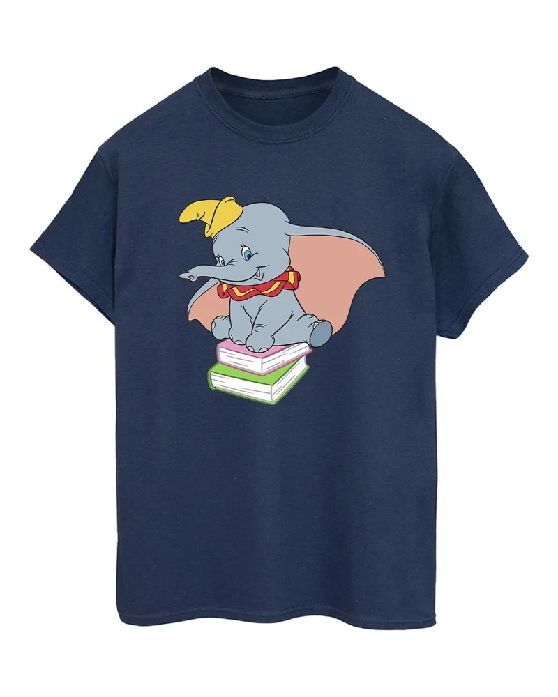 Disney Sitting On" T-Shirt für Damen (Marineblau Marineblau