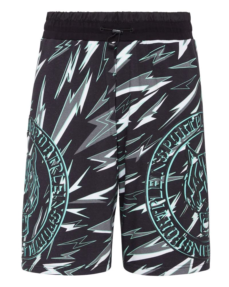 Philipp Plein Shorts Tiger Schwarz