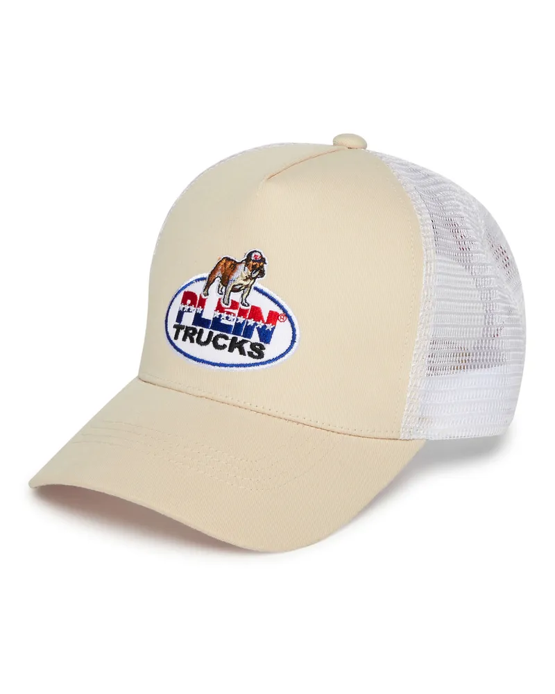 Philipp Plein Mesh Baseball Cap Plein Trucks Beige