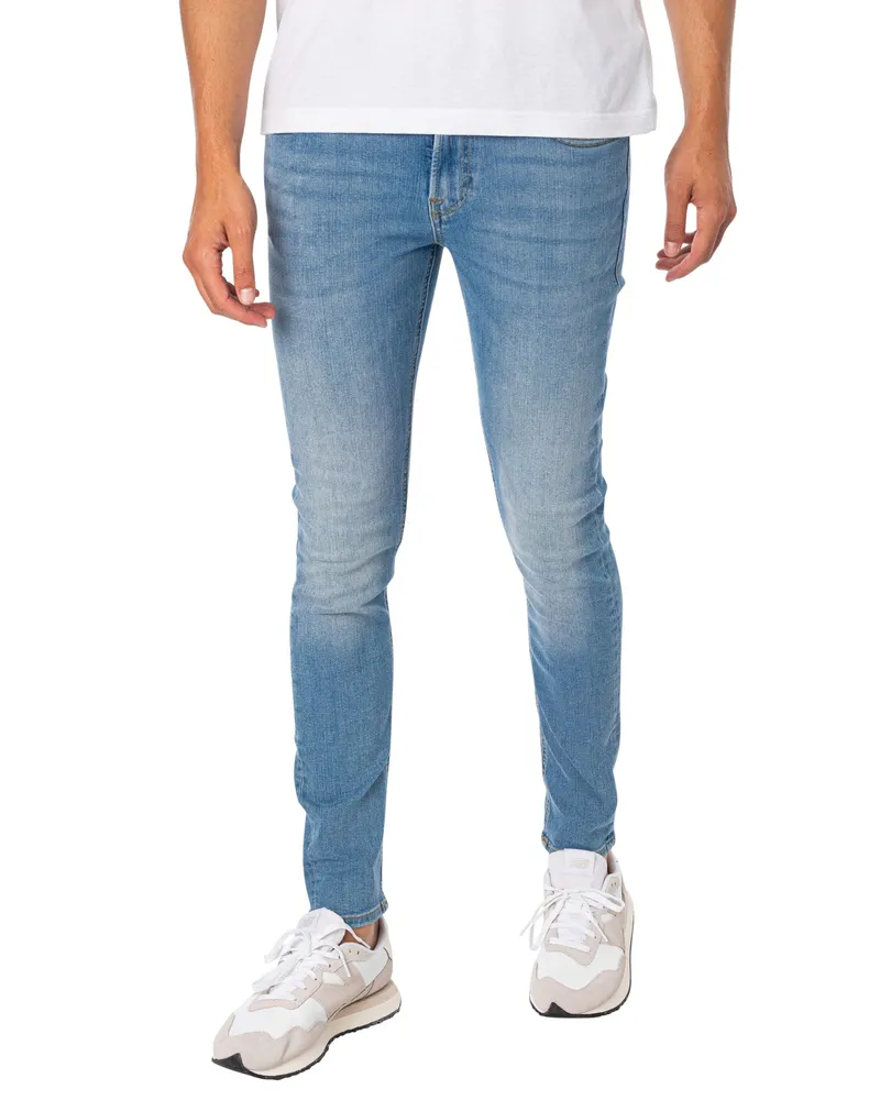 Jack & Jones Jeans Liam Original 770 Skinny Fit, Blau Blau