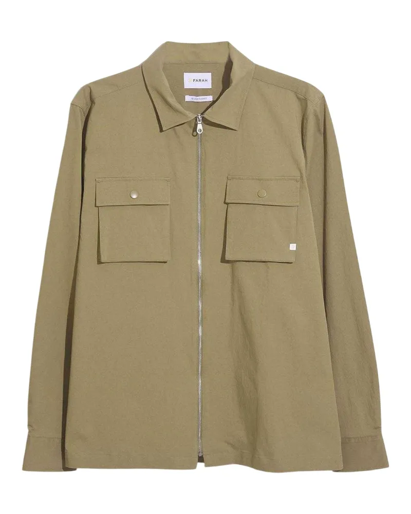 Farah 1920 Hemdjacke für Herren (Khaki Khaki