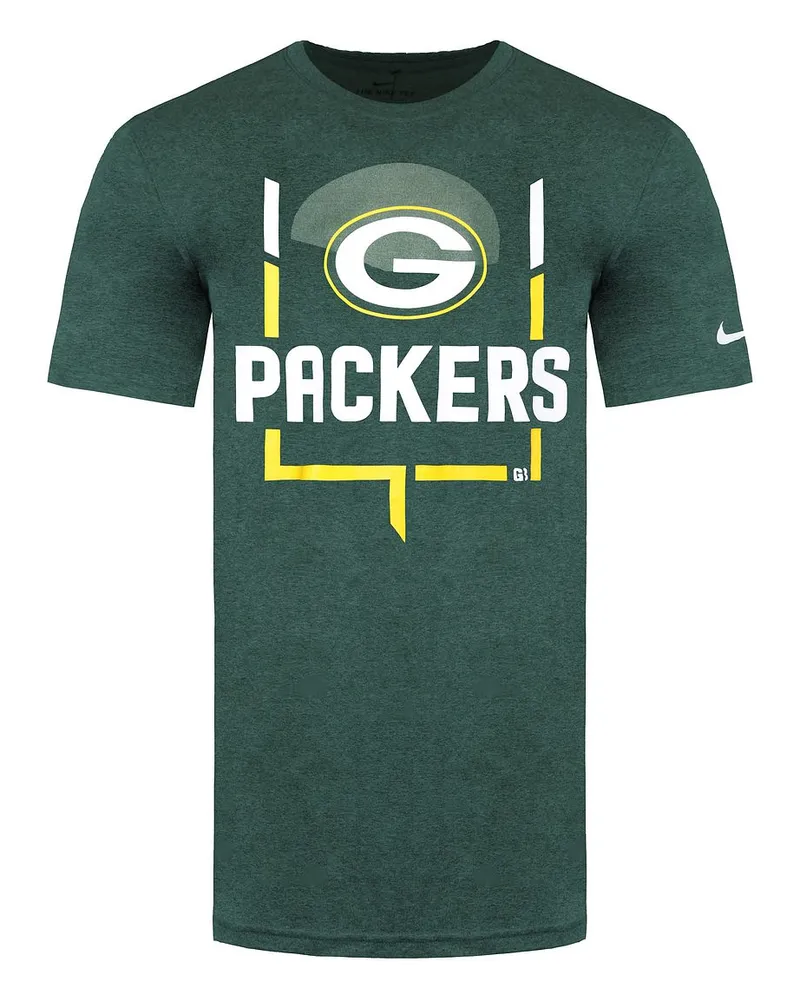 Nike NFL Green Bay Packers Legend Goal Post Grünes Herren-T-Shirt Grün