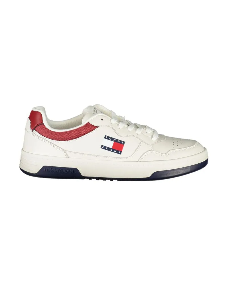 Tommy Hilfiger Bianco Polyurethan Herren Sneaker Weiß