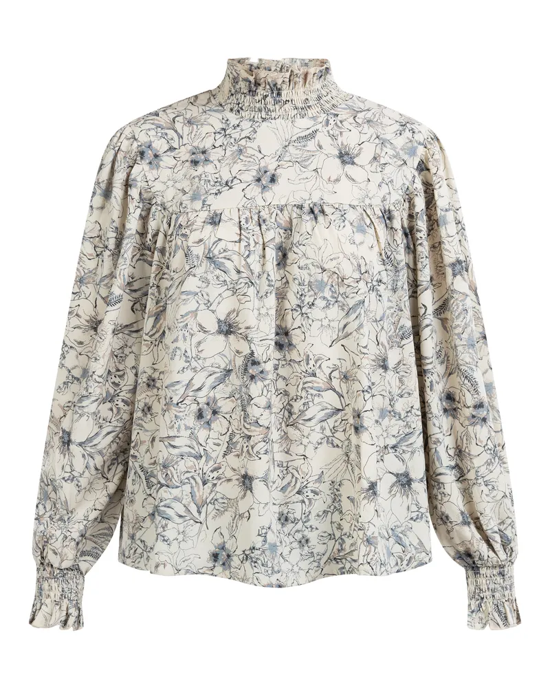 DreiMaster Blusenshirt Damen Beige Mehrfarbig Beige
