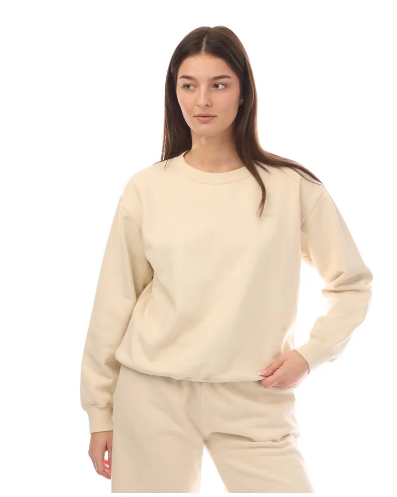 OFF-WHITE Off White Diagonal Regular Rundhals-Sweatshirt für Damen in Beige Beige