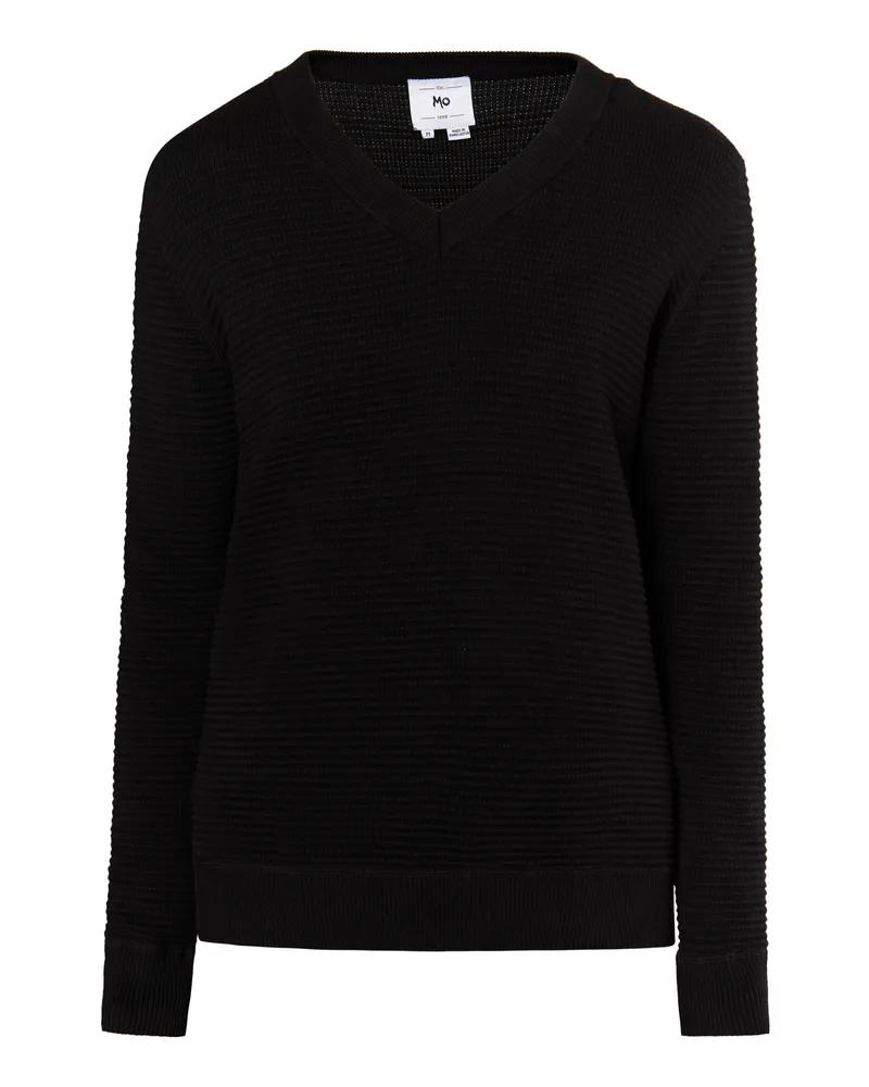My Mo Strickpullover Herren Schwarz Schwarz