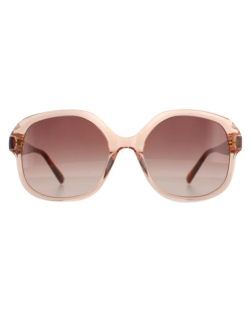 Ted Baker Square Damen Kristall Orange Rosa Farbverlauf TB1685 Eloise Transparent