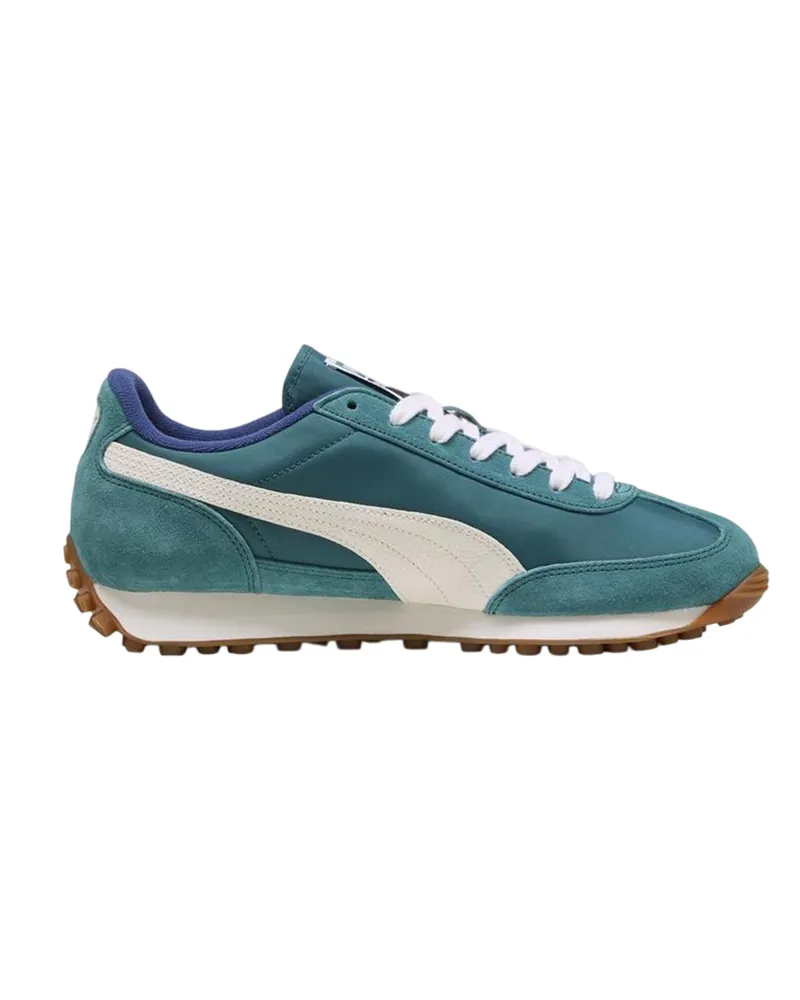 Puma Easy Rider" Vintage Sneaker für Herren, Leder, niedrig geschnitten (Smaragd/Weiß Grün