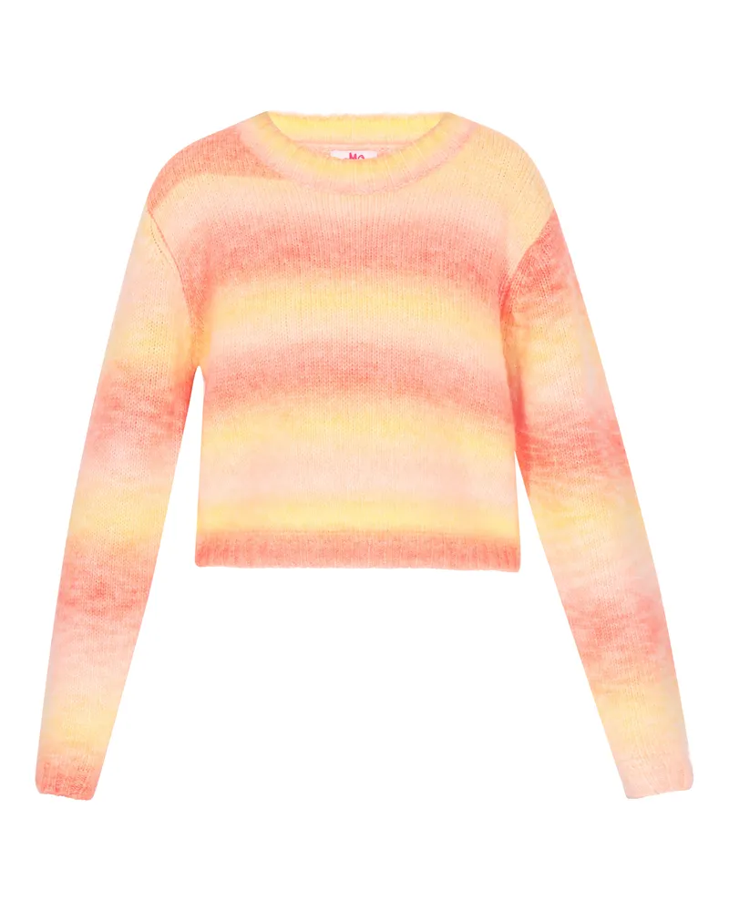 My Mo Pullover Damen Orange Mehrfarbig Mehrfarbig