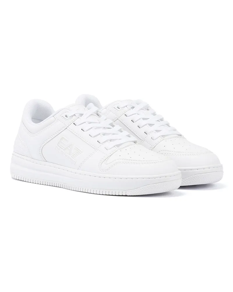 EA7 Slasher Weiße Turnschuhe Weiß