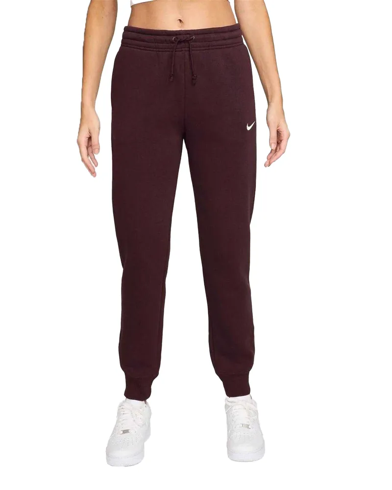 Nike Phoenix" Trainingshose für Damen (Burgunderrot Bordeaux