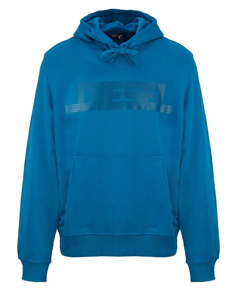 Diesel Kapuzenpullover für Herren (Saphir Blau