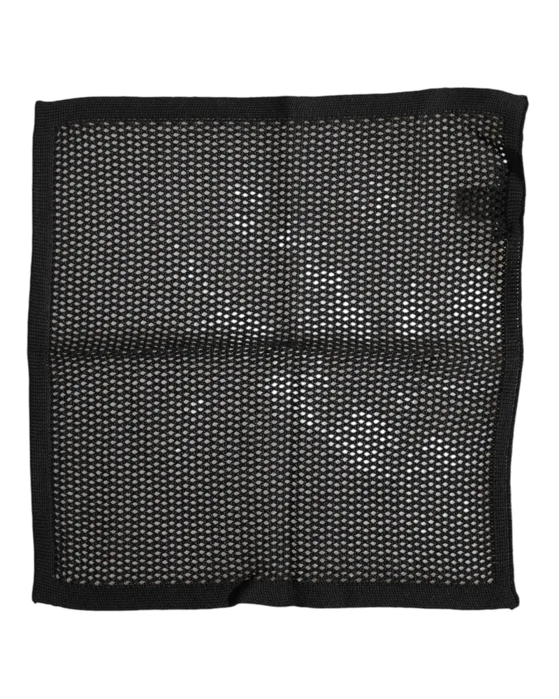 Dolce & Gabbana Baumwoll-Tuch mit Muster, quadratisch - Schwarz Schwarz