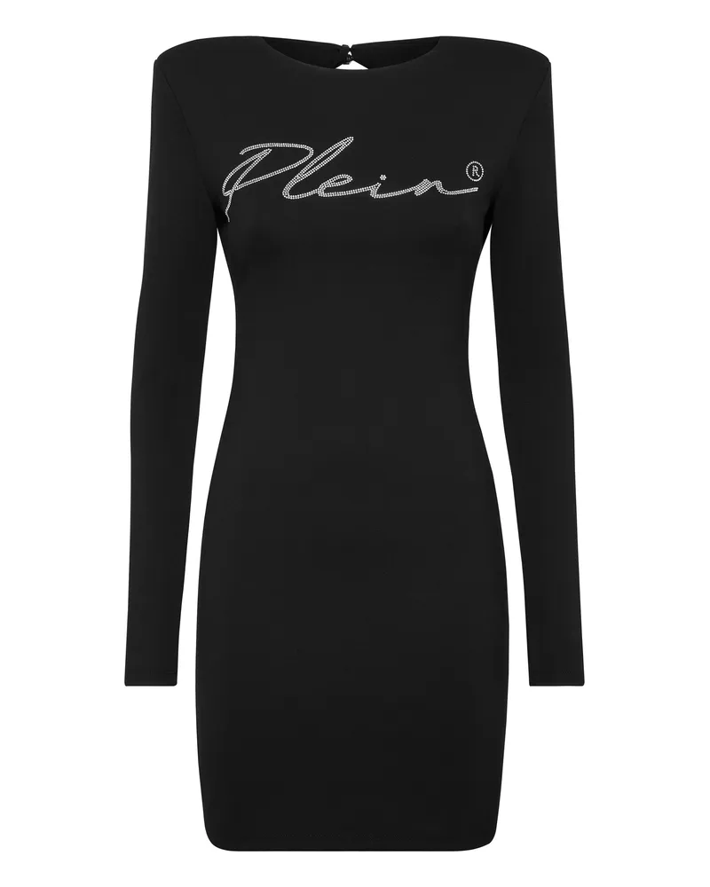 Philipp Plein Minikleid Signature Schwarz