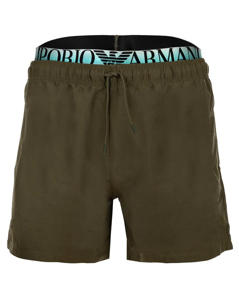 Emporio Armani Badehose Grün