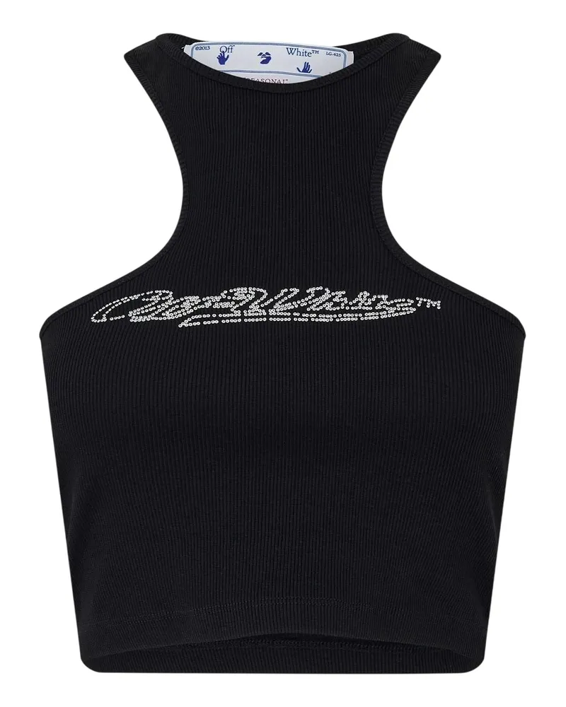 OFF-WHITE Off White - Ärmelloses Oberteil für Damen, leger (Schwarz Schwarz