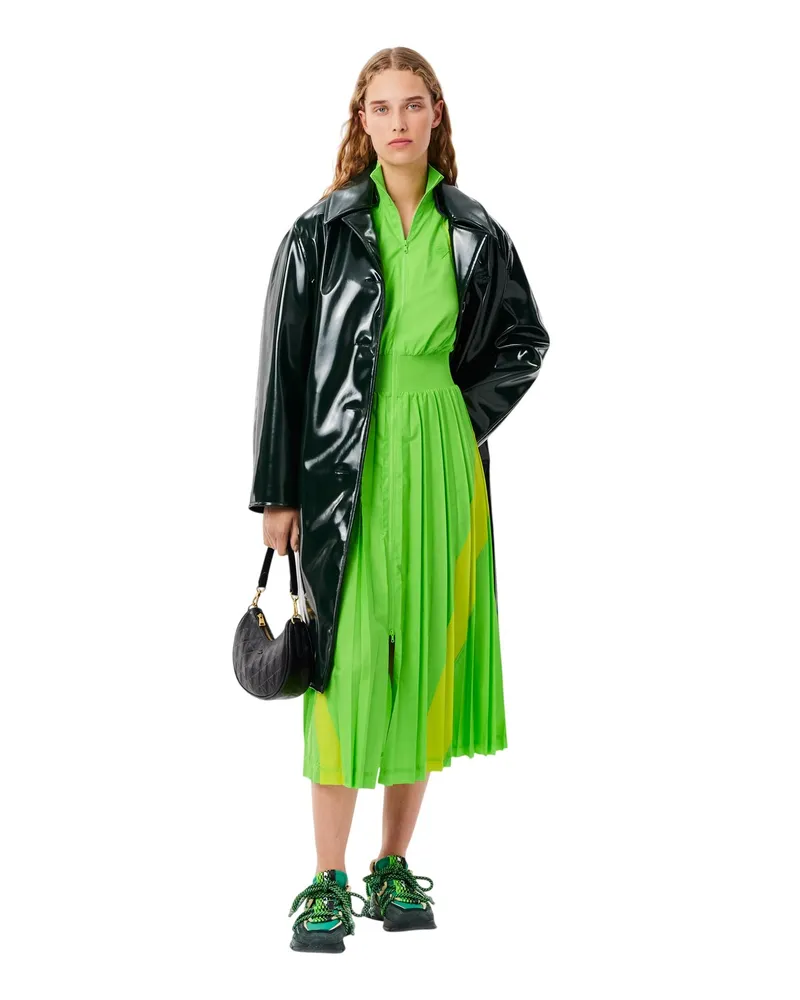 Lacoste Trainingspullover Kleid für Damen (Grün Grün