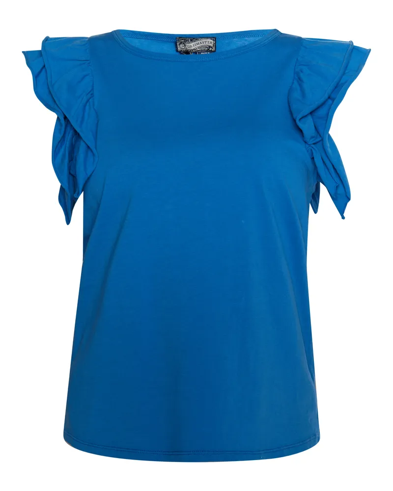 DreiMaster T-Shirt Damen blau Blau