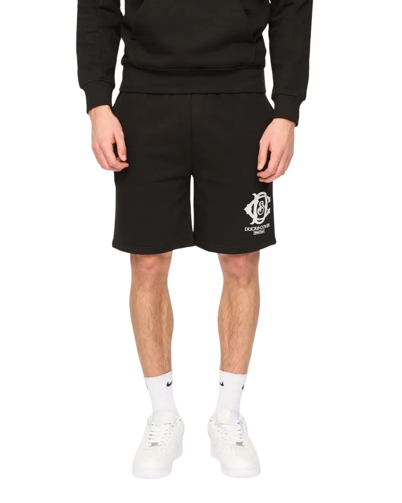 Duck and Cover Randolph" Shorts für Herren (Schwarz Schwarz