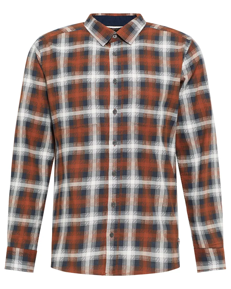 DreiMaster Hemd Herren Kupferbraun Braun