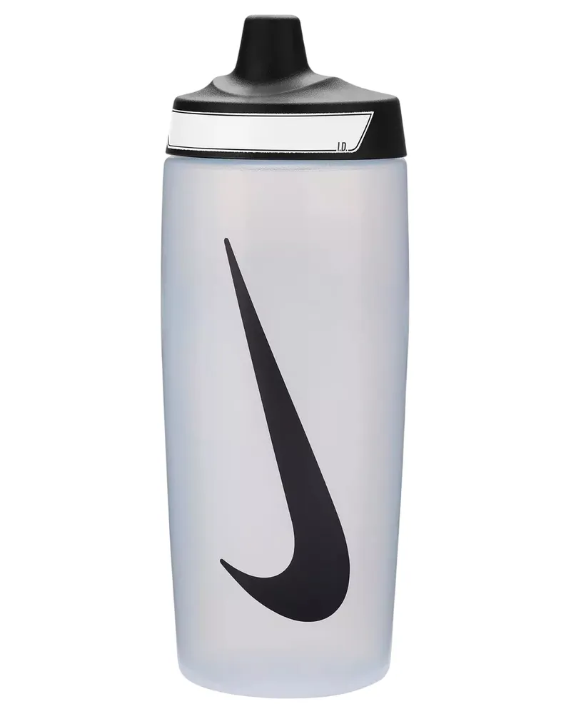 Nike Wasserflasche "Refuel" (Weiß/Schwarz Weiß