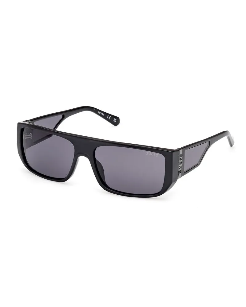 Guess Schwarze Harz-Sonnenbrille Schwarz