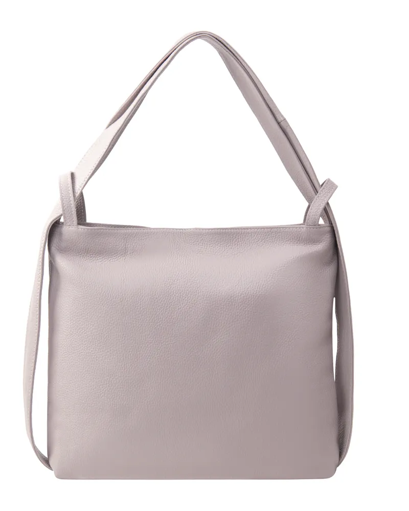 FAINA Schultertasche aus Leder Damen Rosa Rosa
