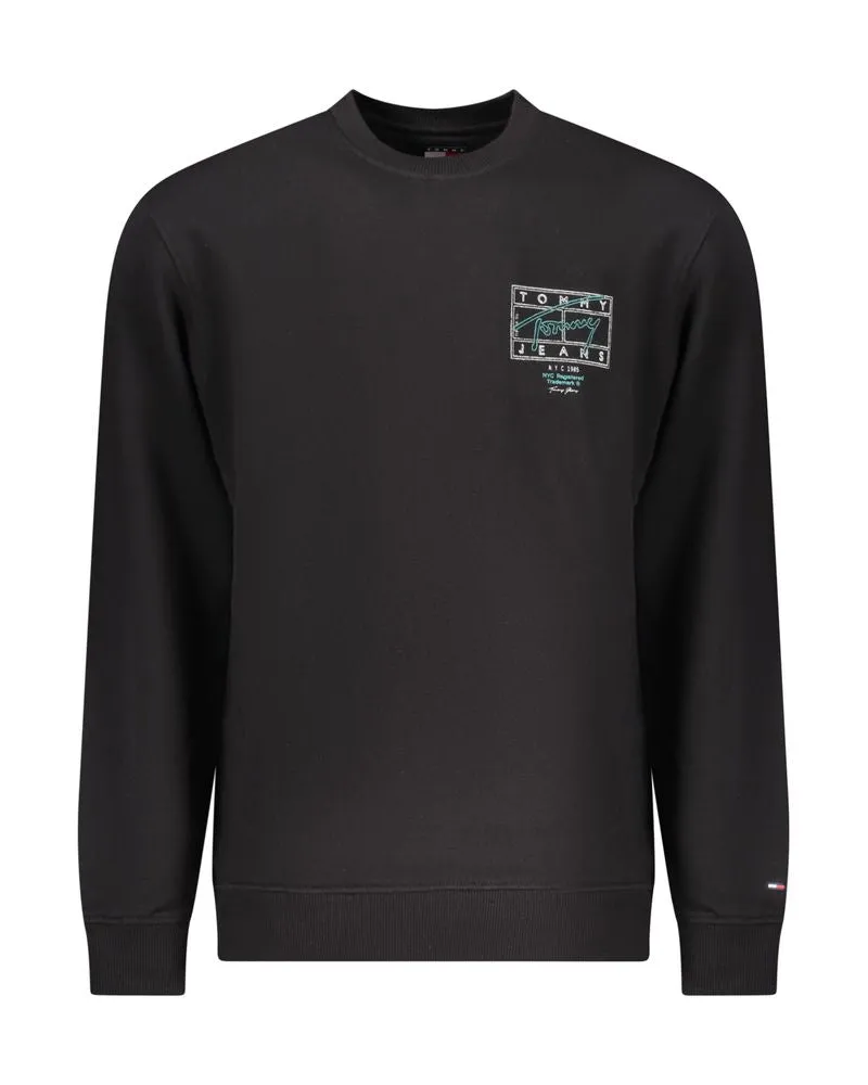 Tommy Hilfiger Baumwoll-Sweatshirt für Herren - Schwarz Schwarz