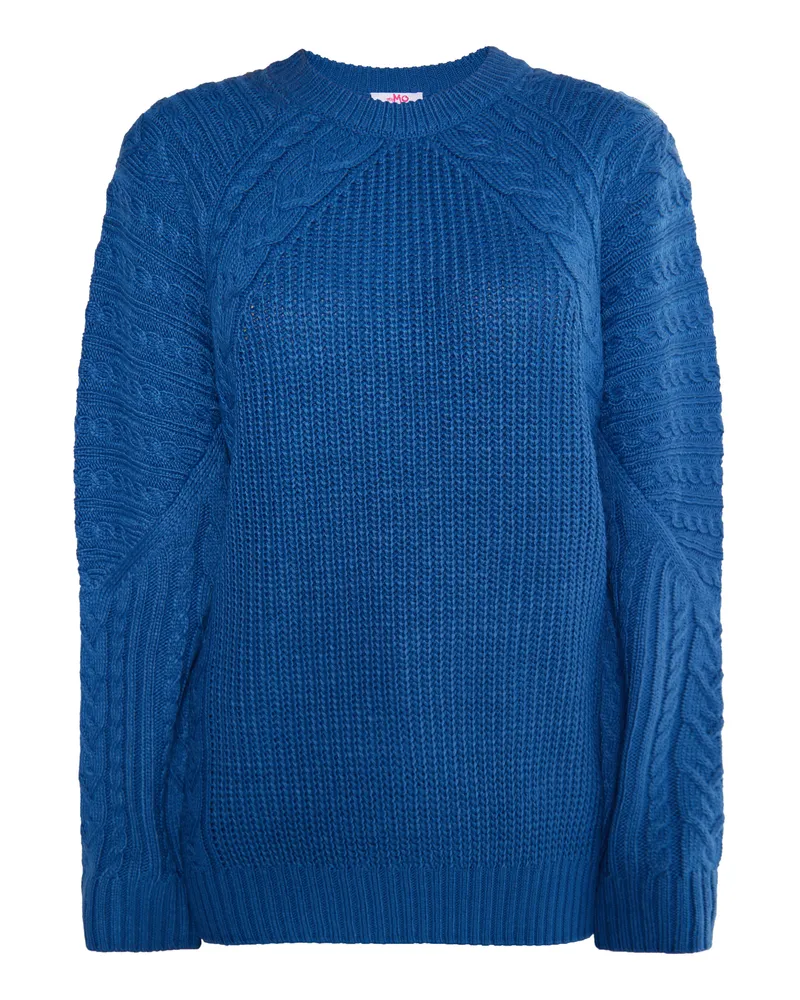 My Mo Strickpullover Damen Marine Marineblau