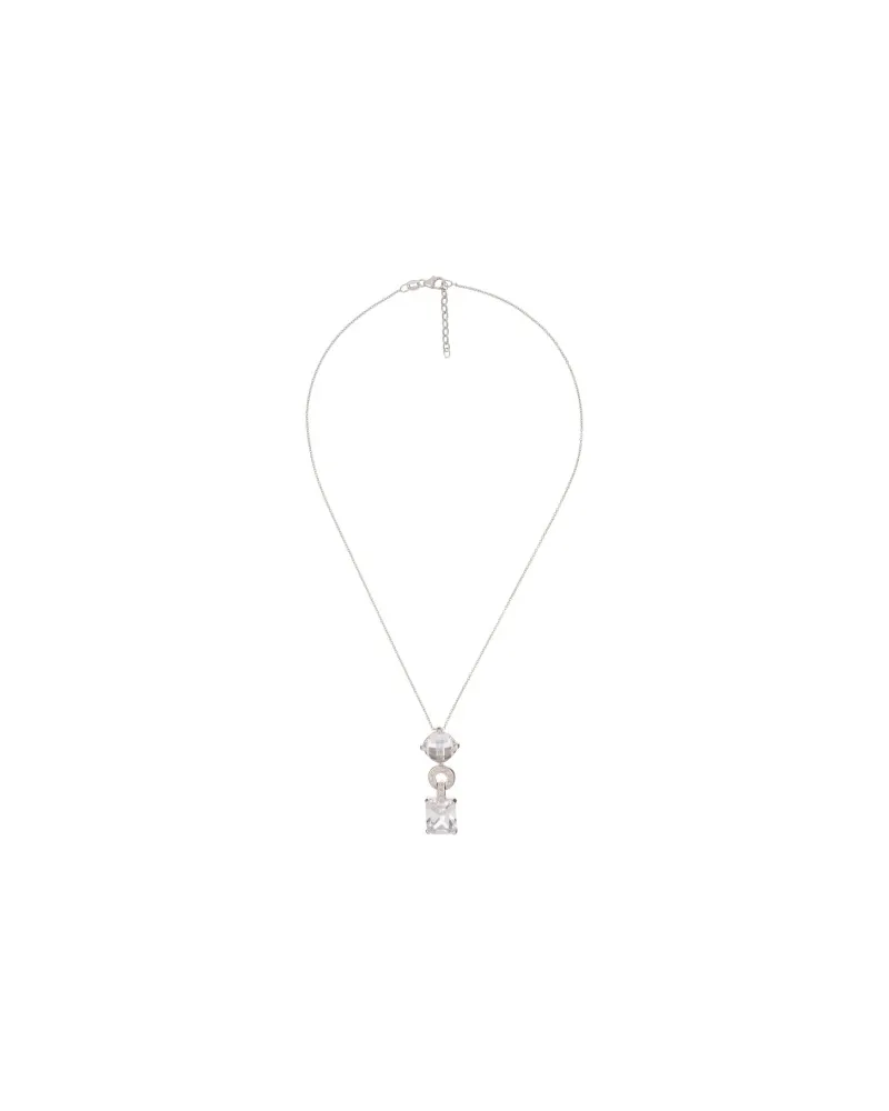 Orphelia Damen-Anhänger Sterling-Silber 925 mit Kette – Weiß ZH-4536 Weiß