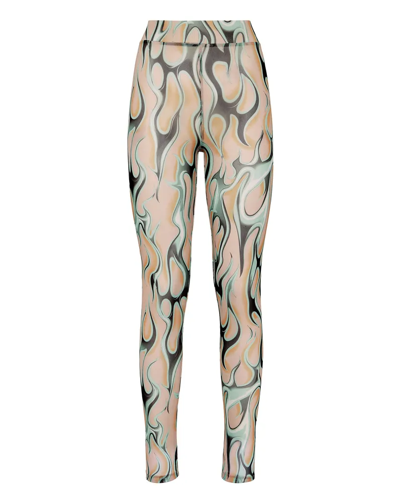 Philipp Plein Leggings Flame Nude