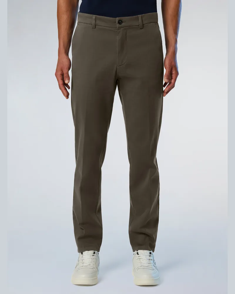 North Sails Chinos Defender Slim-fit Grau