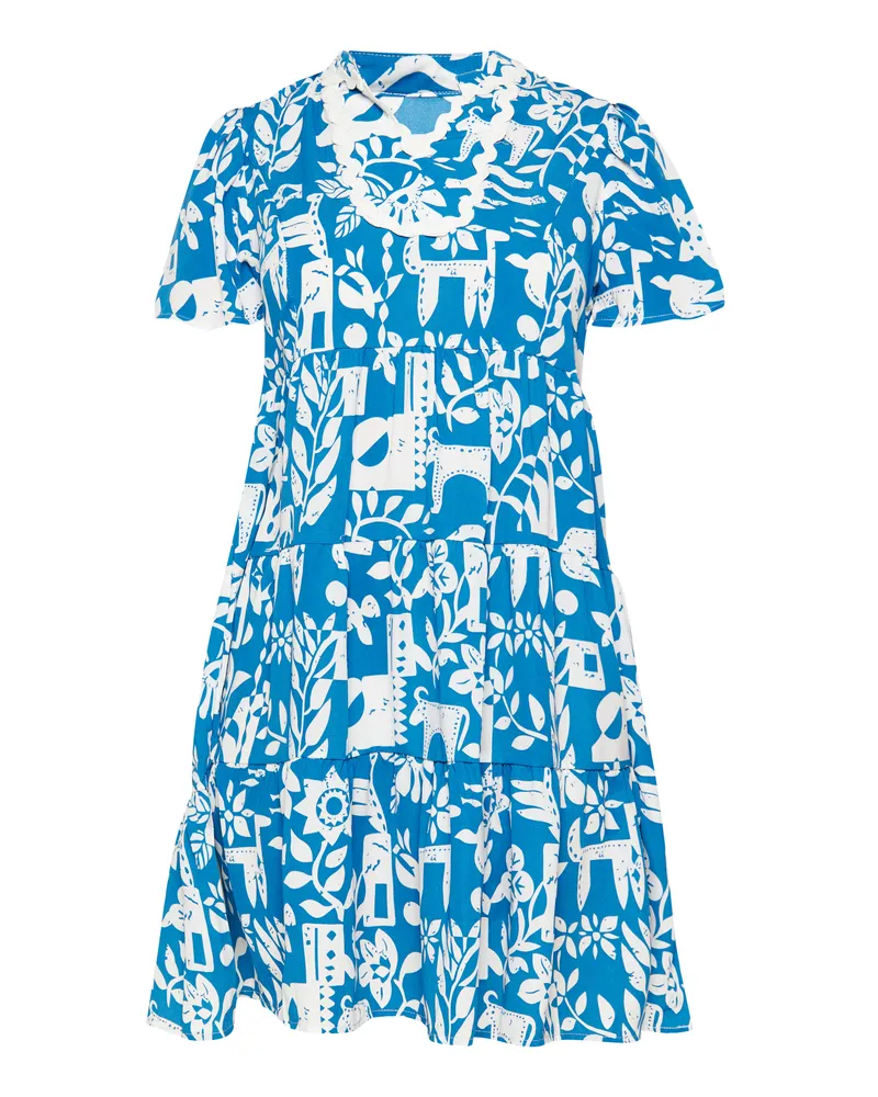 Usha Kleid - Blau Blau