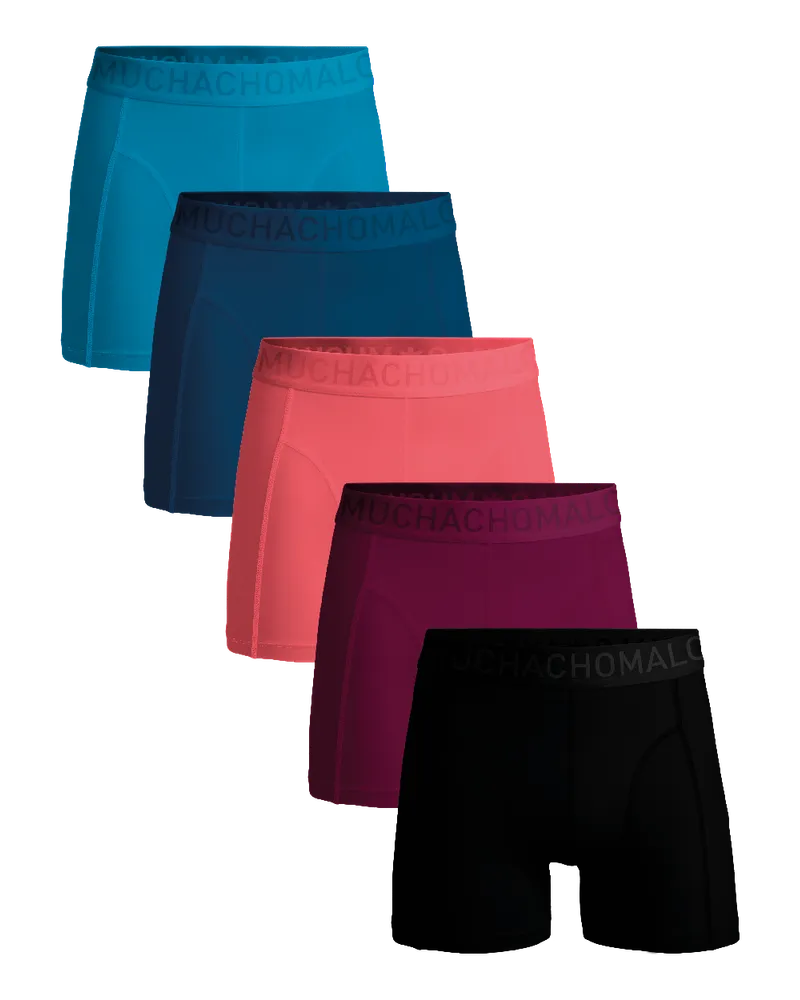 Muchachomalo Herren Boxer Shorts - 5er Pack - Herren Unterwäsche Mehrfarbig