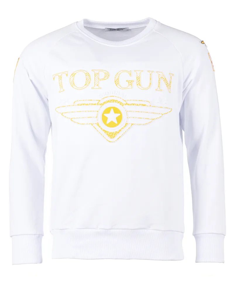 Top Gun Sweatshirt Dell TG20193011 Weiß