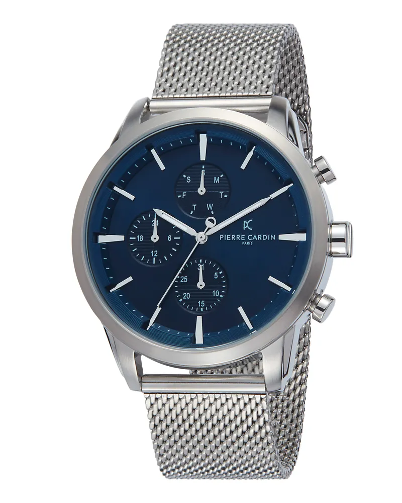 Pierre Cardin Herrenarmbanduhr PC902741F105 Silber