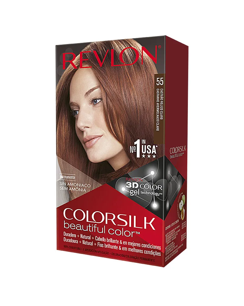 Revlon Colorsilk Tinte #55-rojizo Claro 