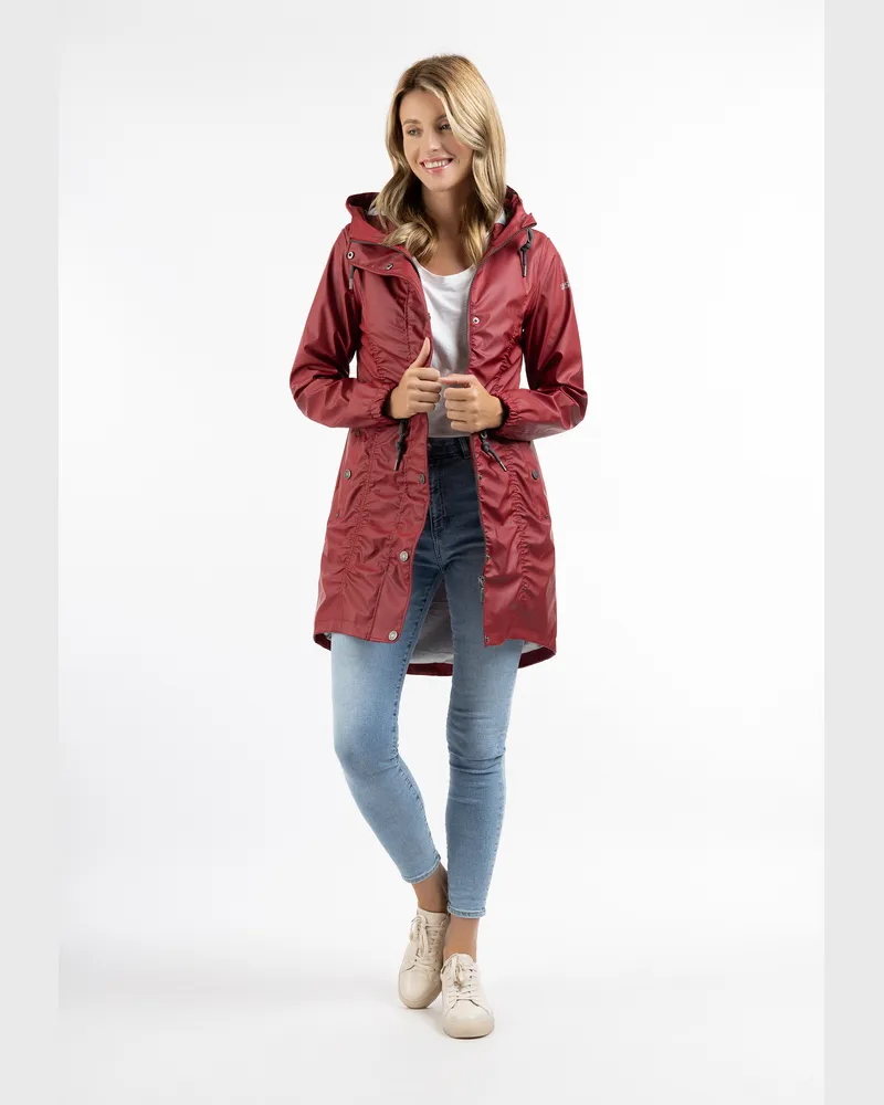 Usha Imperméable libbi Rot