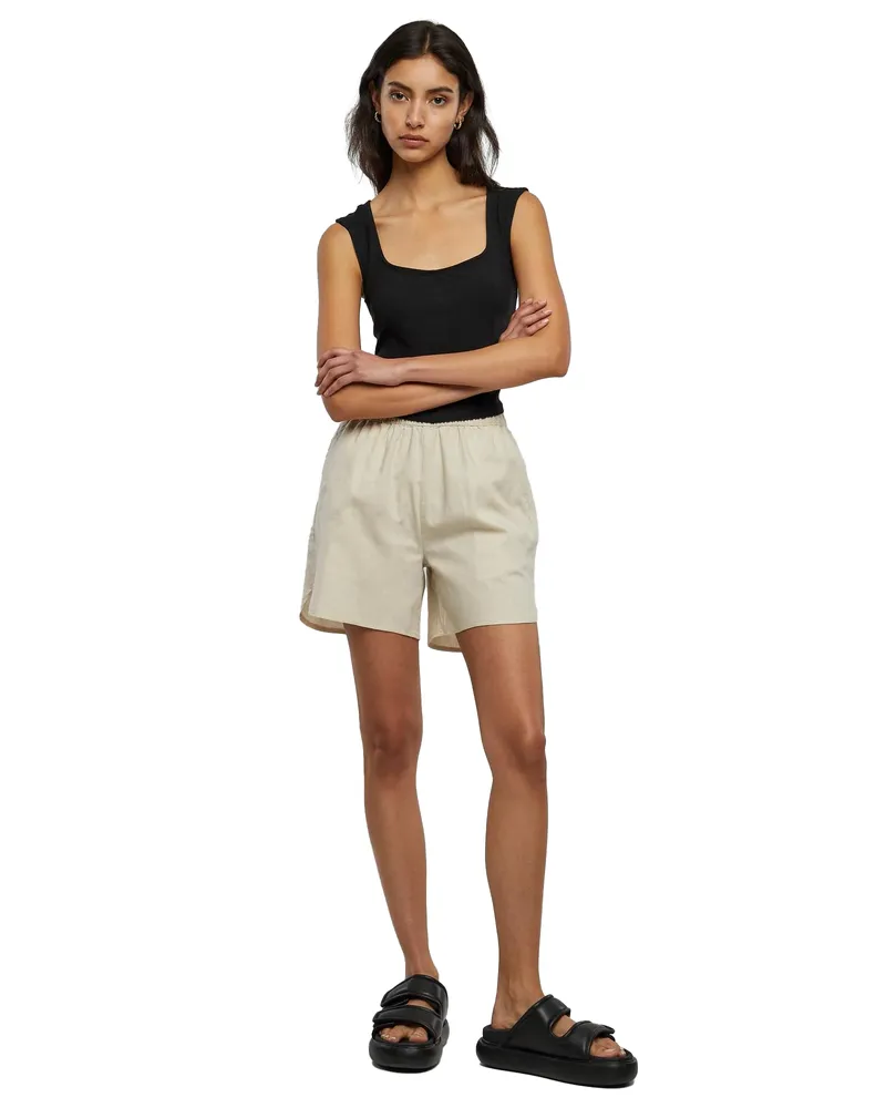 Urban Classics Oberteil für Damen (Schwarz Schwarz