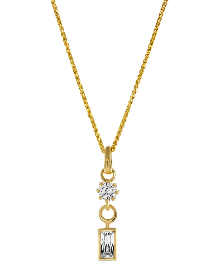 Orphelia Madelyn' Damen-Anhänger aus 925er Sterlingsilber mit Kette – Gold ZH-7583/G Gold