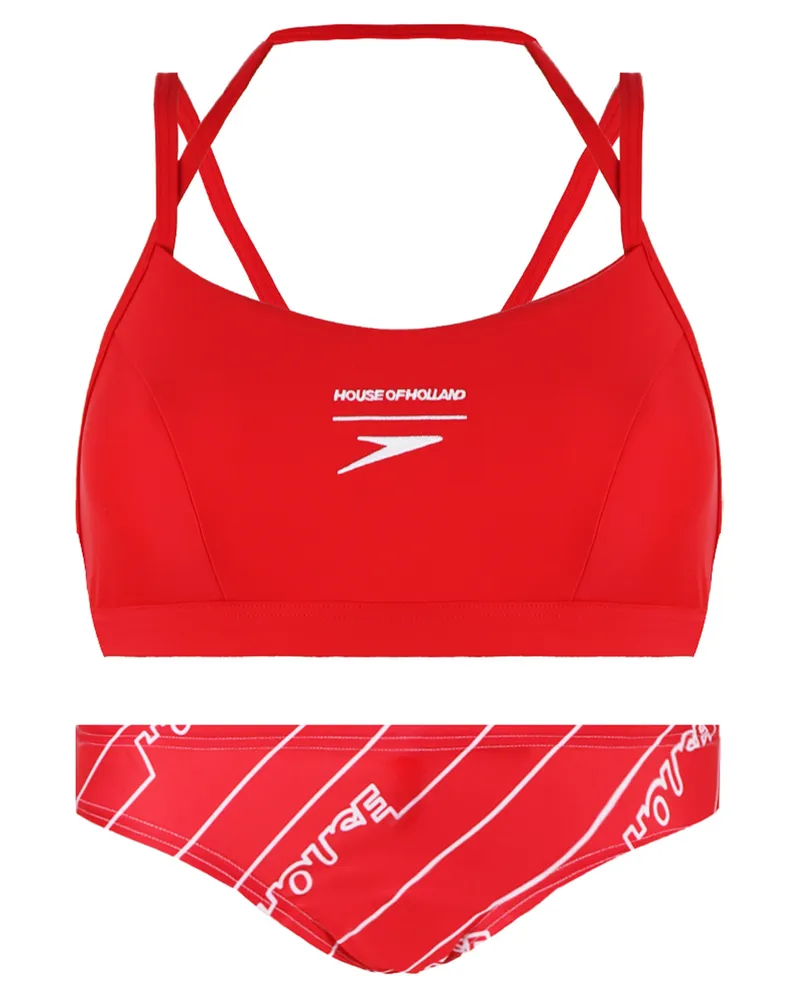 Speedo House of Holland Bikini‑Set, zweiteilig - Rot Rot