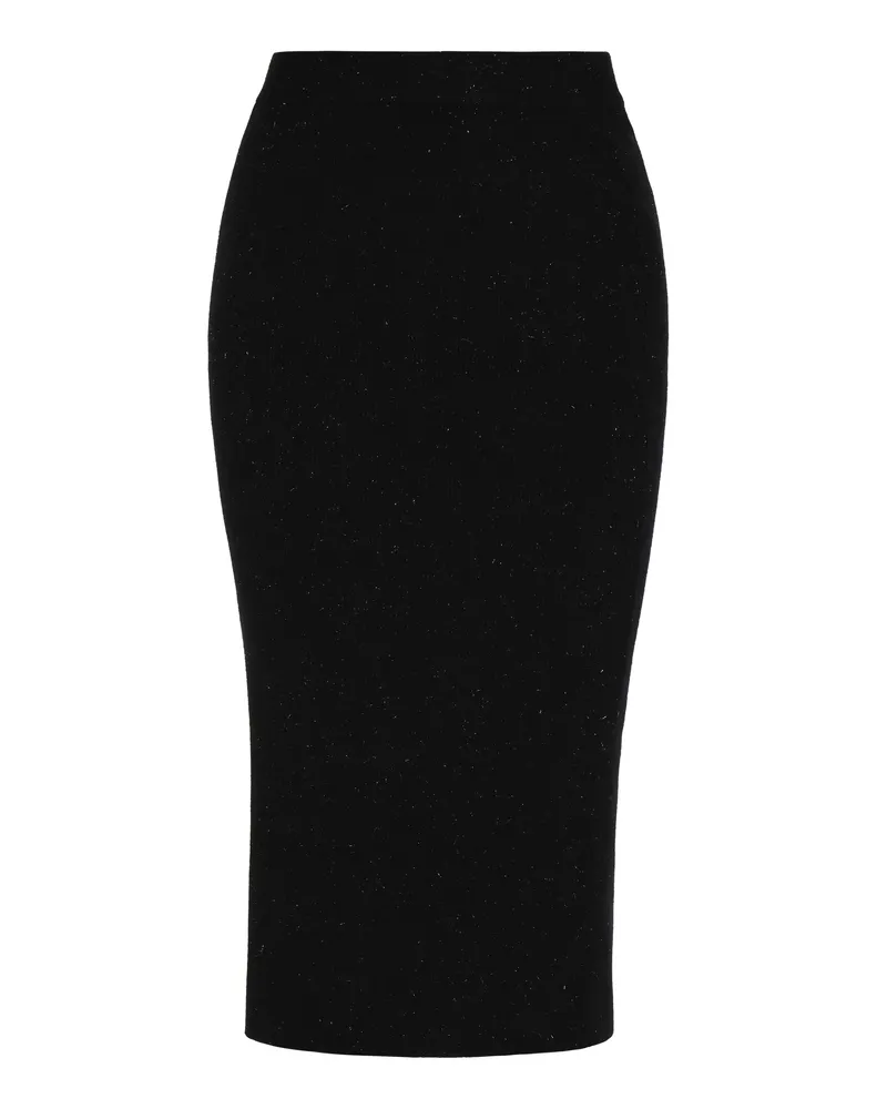 FAINA Rock Frauen Schwarz Schwarz
