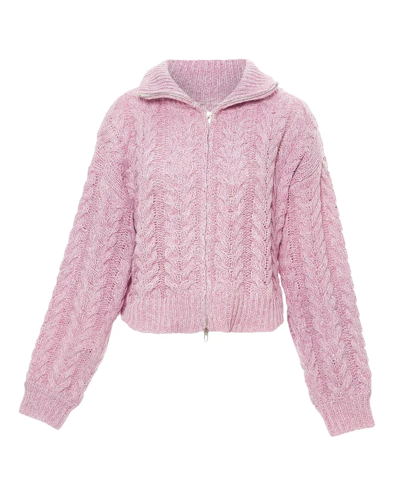 My Mo Strickjacke Damen rosa rosa Rosa