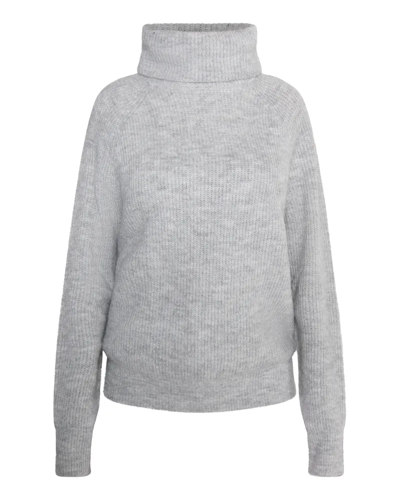 Usha Strickpullover Damen hellgrau melange Grau