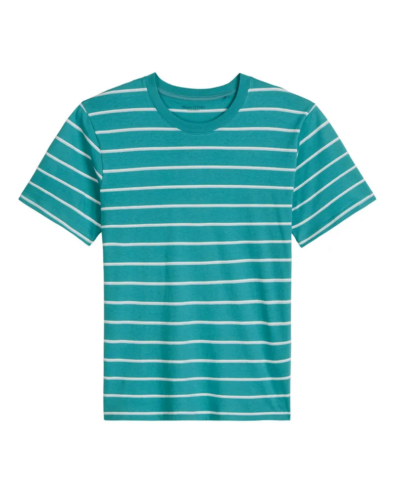 Marc O'Polo Marc O'Polo Herren T-Shirt Mix N MatchTee Shirt, Kurzarmshirt, Basic Shirt Petrol