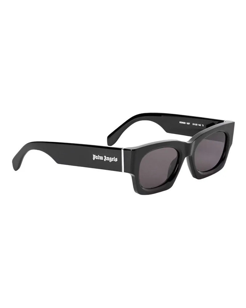 Palm Angels Bodie" Rechteck-Sonnenbrille für Herren (Schwarz/Dunkelgrau Schwarz