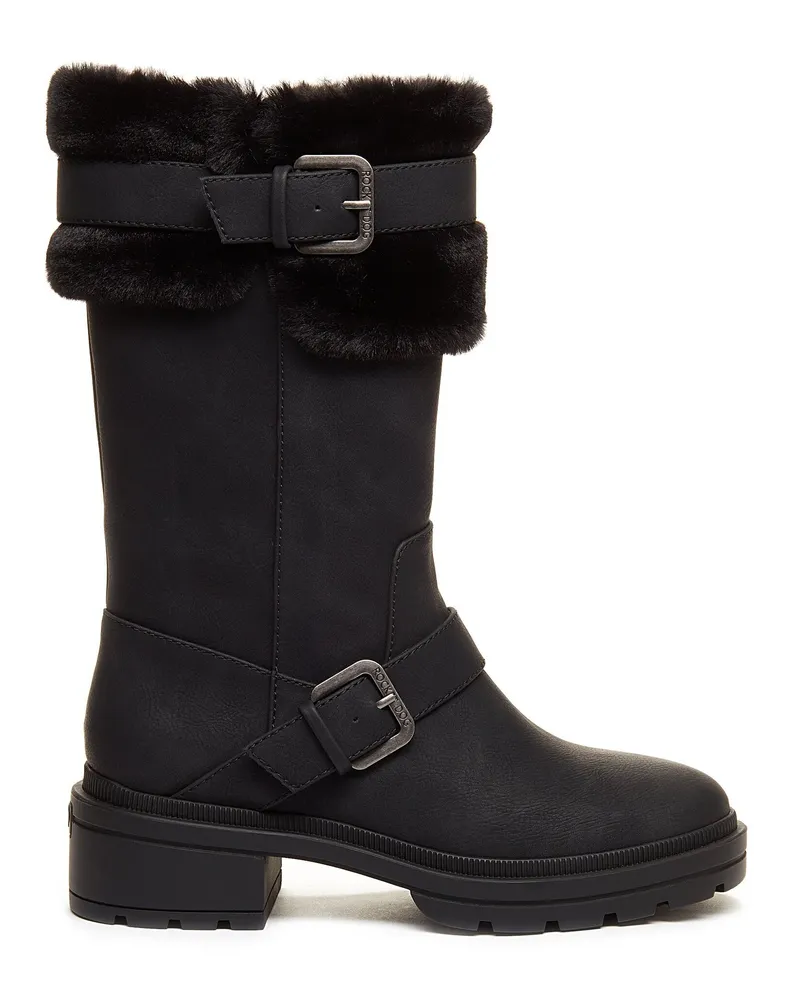 Rocket Dog Halbhohe Damen-Stiefel, "Iglu" (Schwarz Schwarz