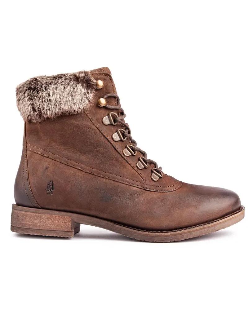 Hush Puppies Effie MEMORY FOAM Stiefel Womens Braun