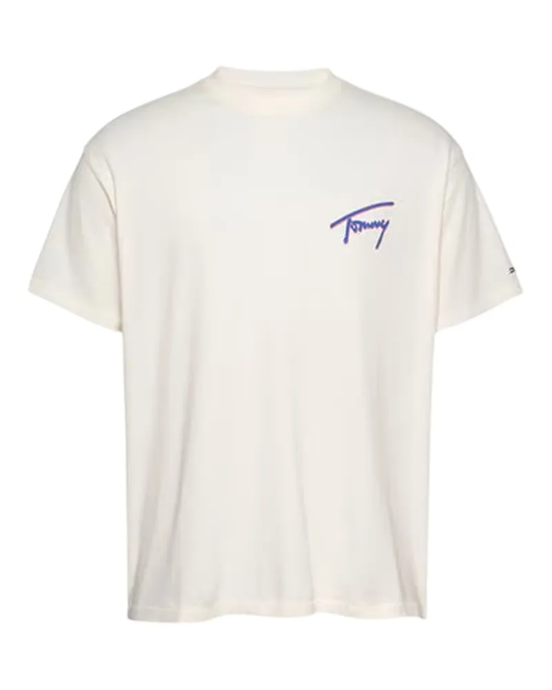 Tommy Hilfiger T-Shirt für Herren, leger (Antikweiß Altweiß